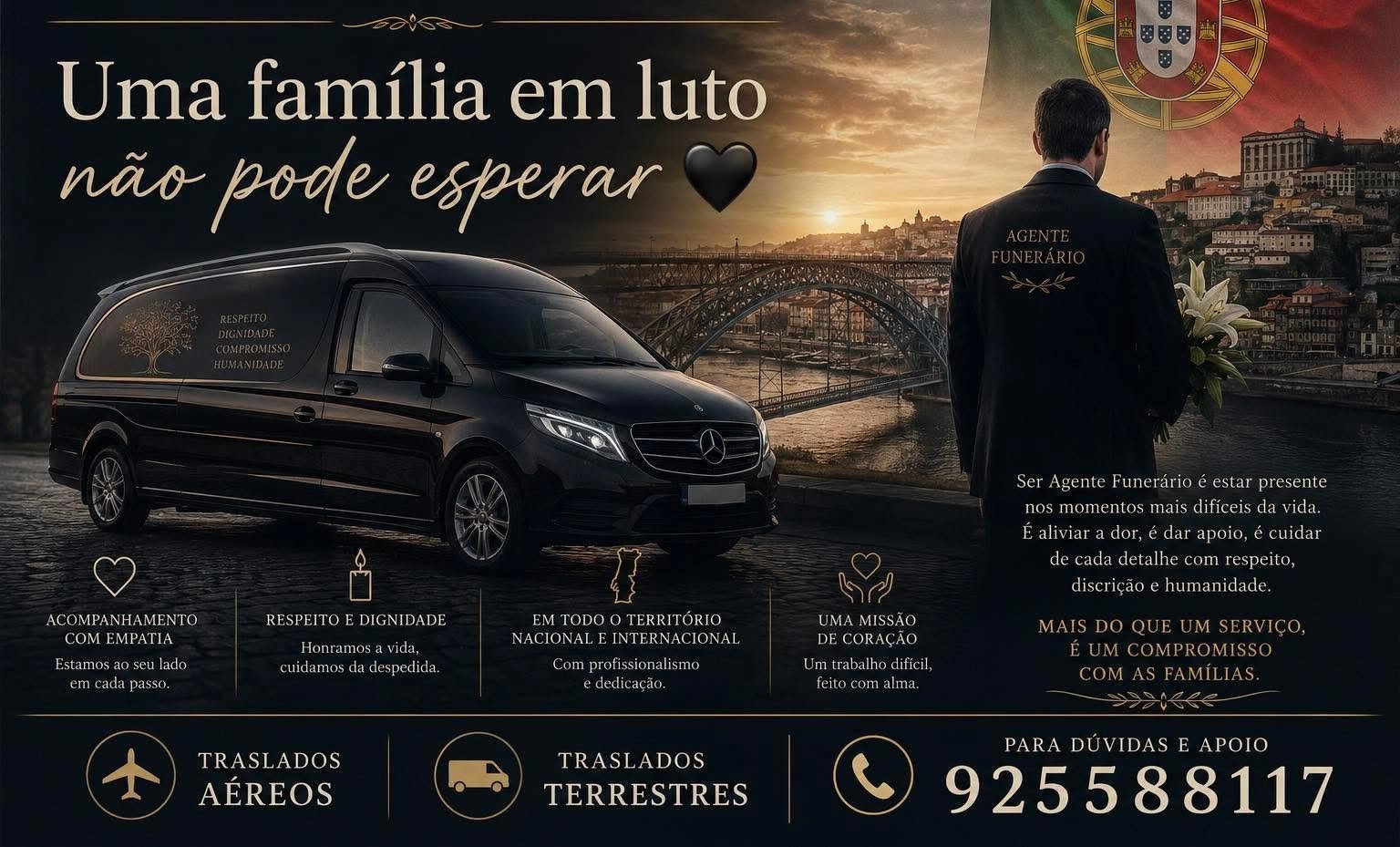 Funerais em Coimbra , Pombal , Aveiro Lisboa , Porto
